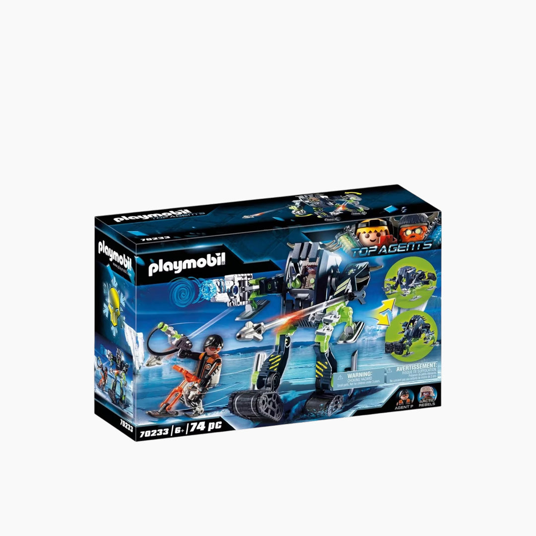 Playmobil Arctic Rebels Ice Robot Toy Playset - HUNA