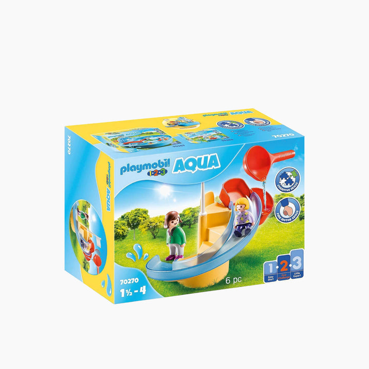 Playmobil 1.2.3 Water Slide Toy - HUNA