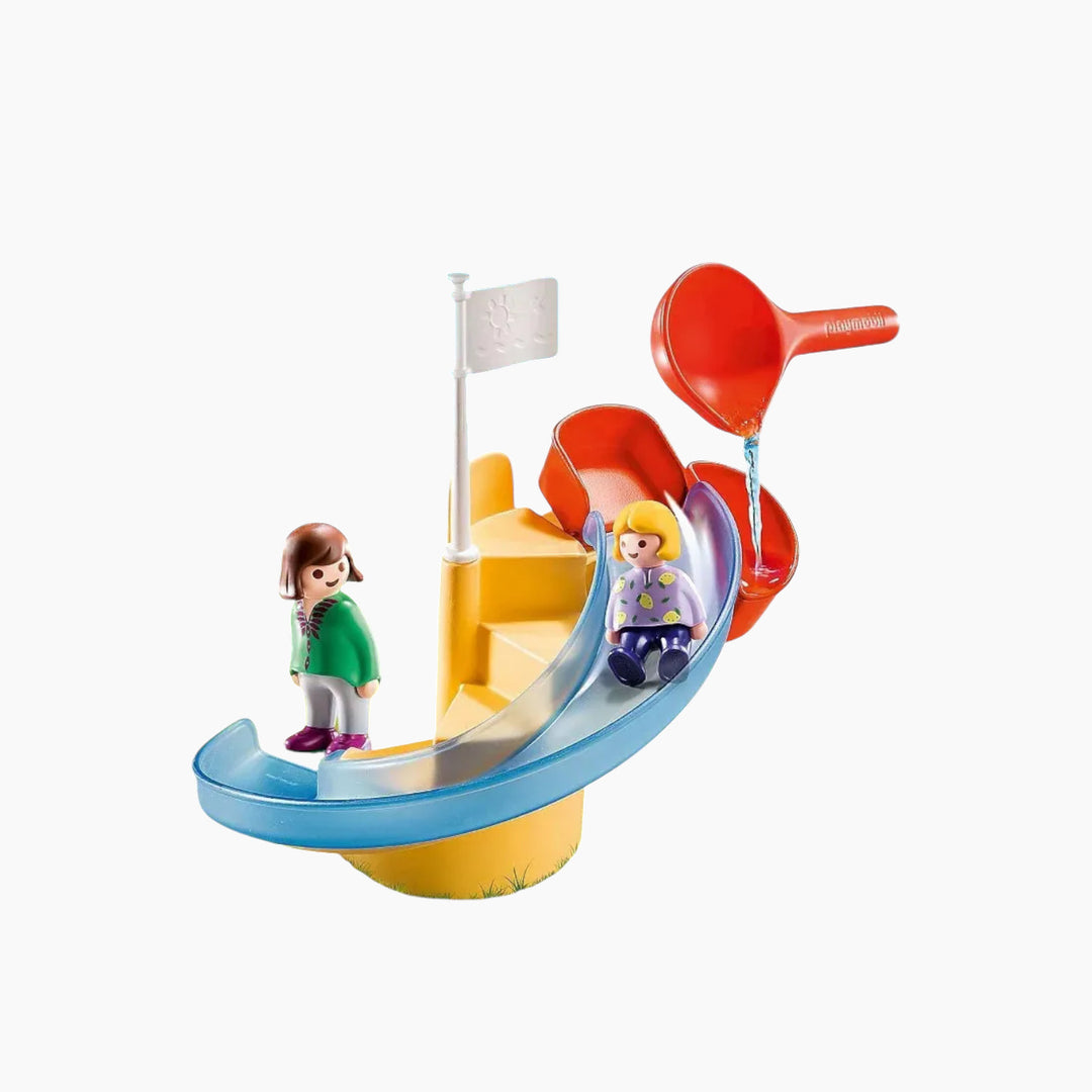 Playmobil 1.2.3 Water Slide Toy - HUNA
