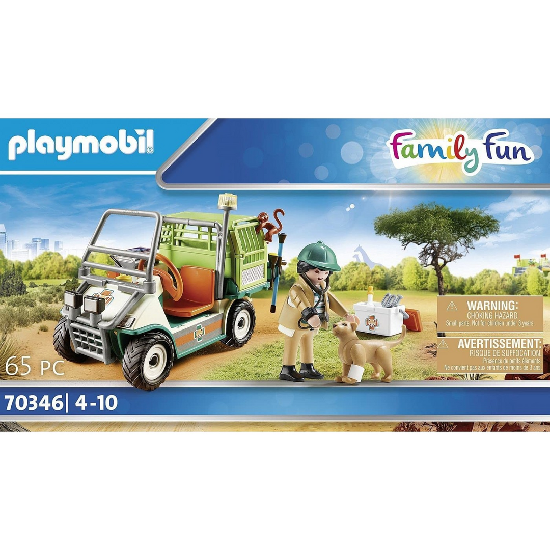 Playmobil Zoo Vet Toy Playset - HUNA