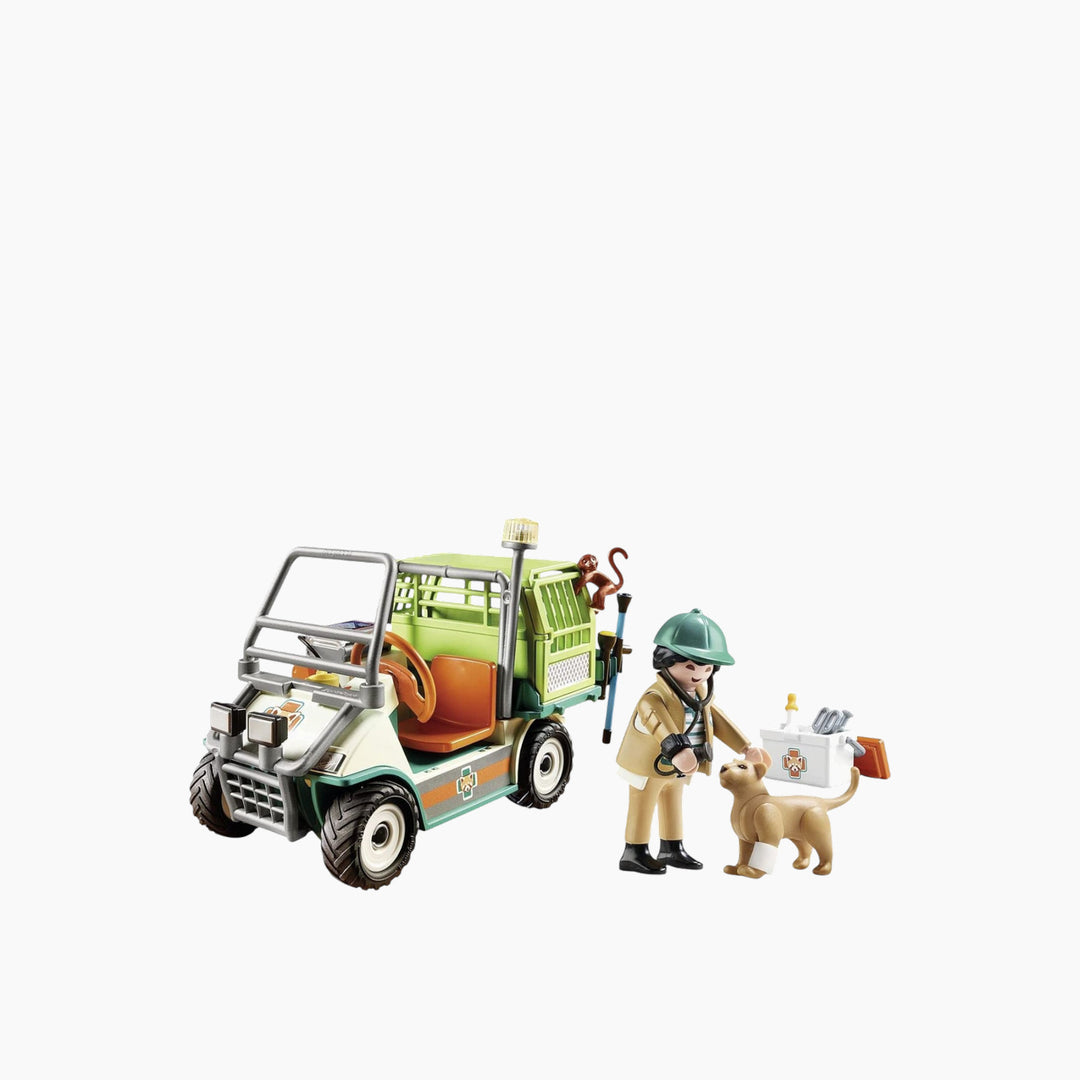 Playmobil Zoo Vet Toy Playset - HUNA