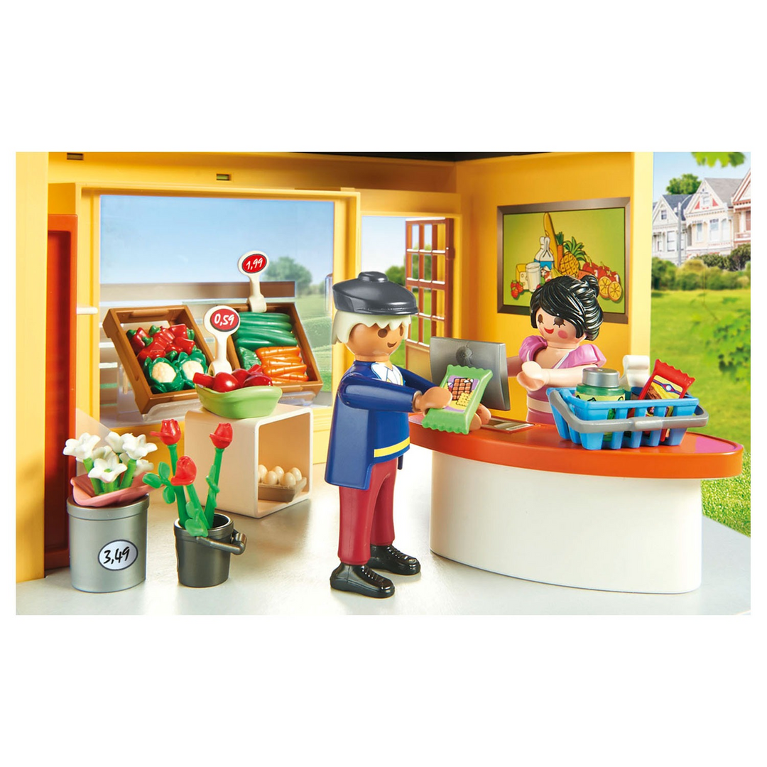 Playmobil My Supermarket Toy Playset - HUNA