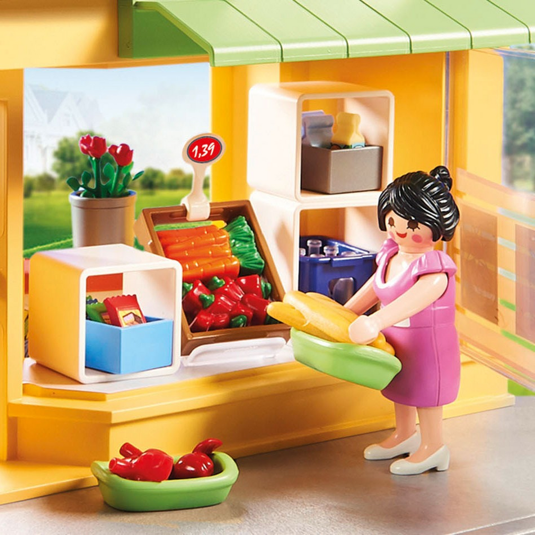 Playmobil My Supermarket Toy Playset - HUNA