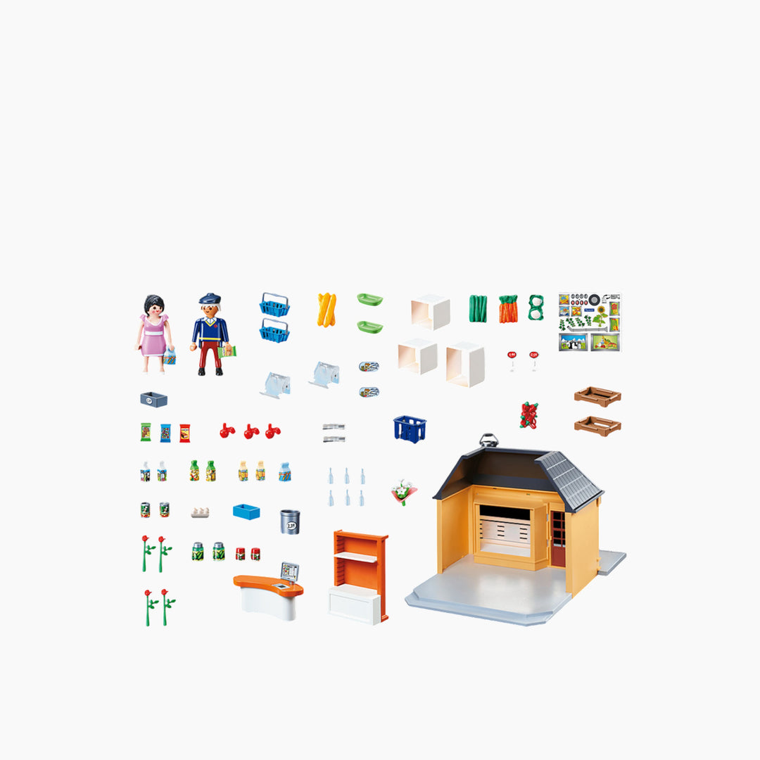 Playmobil My Supermarket Toy Playset - HUNA