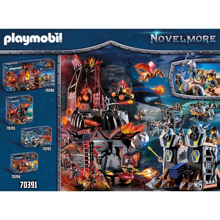 Playmobil Novelmore Mobile Fortress Toy Playset - HUNA
