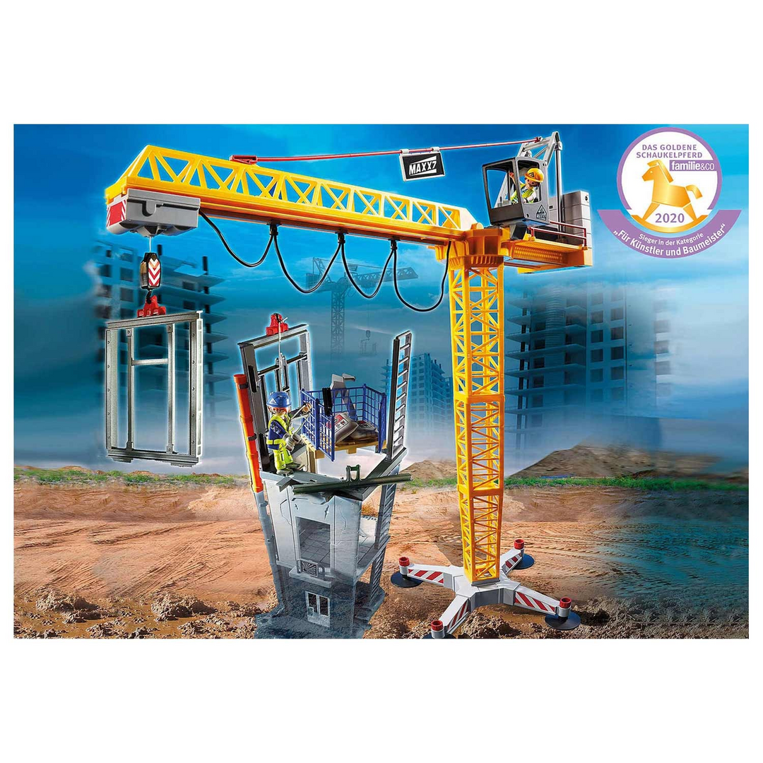 Playmobil RC Crane Toy Playset - HUNA