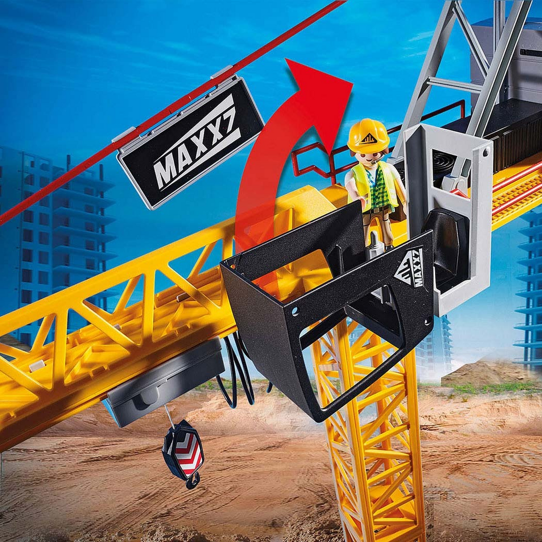 Playmobil RC Crane Toy Playset - HUNA