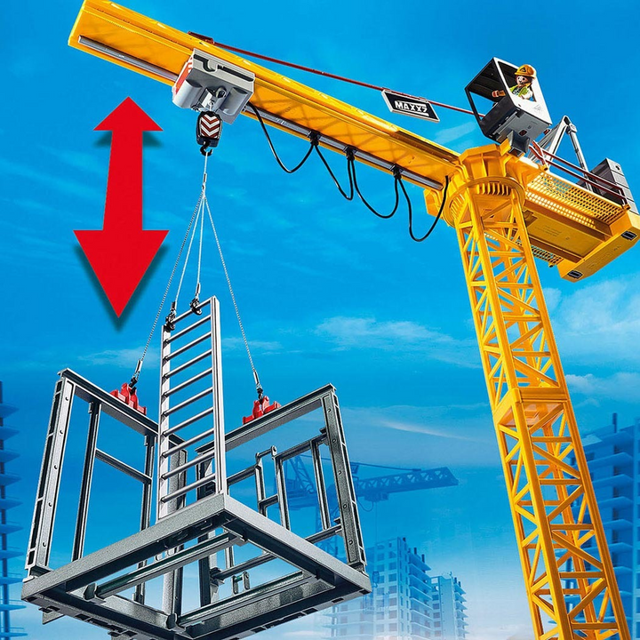 Playmobil RC Crane Toy Playset - HUNA