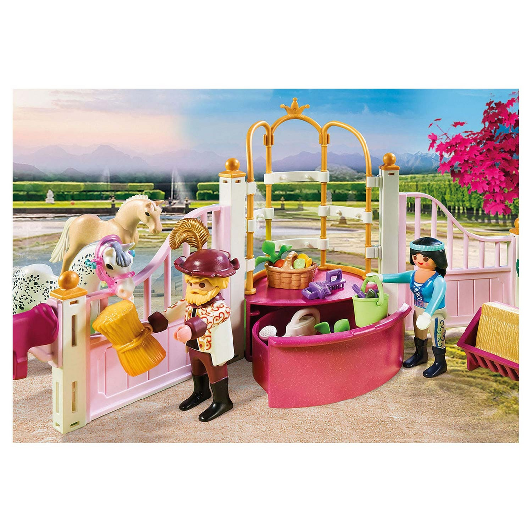 Playmobil Riding Lessons toy playset with figures and horses