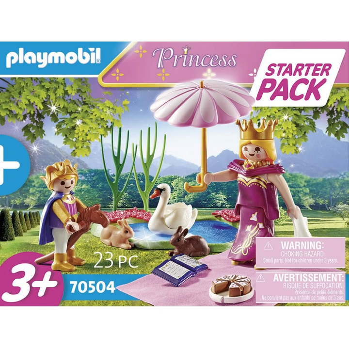 Playmobil Royal Picnic Starter Pack toy playset with queen and son figures
