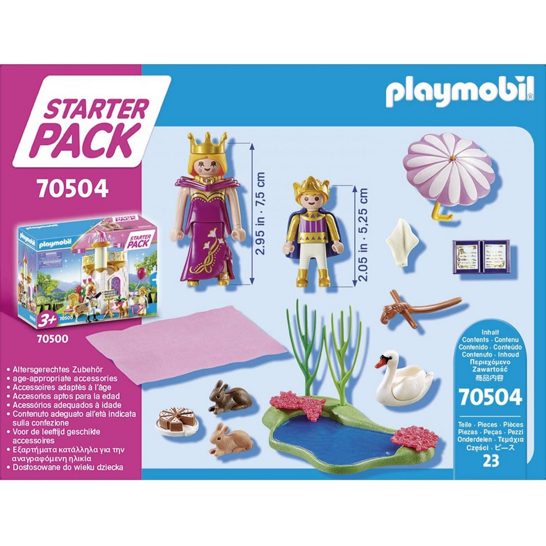 Playmobil Royal Picnic Starter Pack toy playset with queen and son figures
