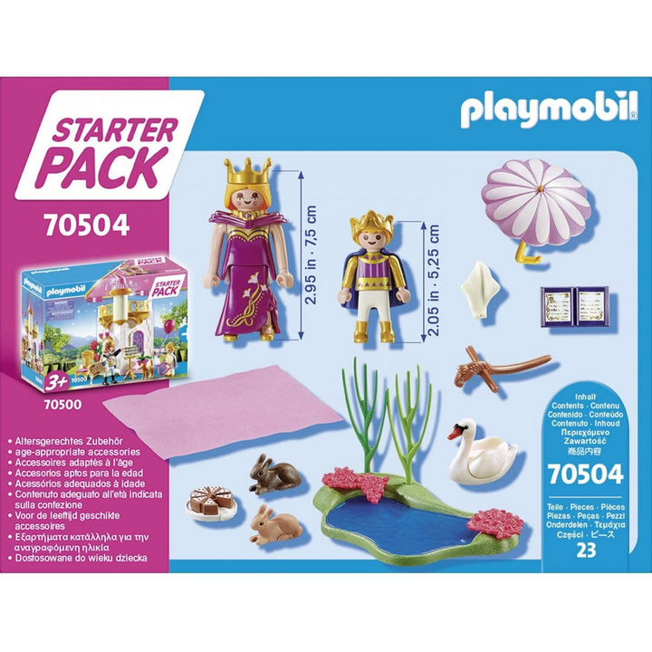 Playmobil Royal Picnic Starter Pack toy playset with queen and son figures