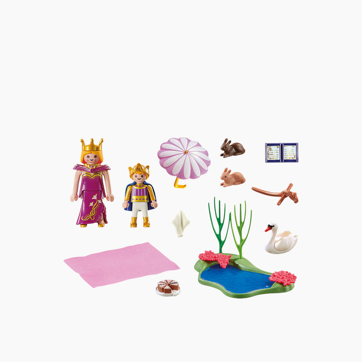 Playmobil Royal Picnic Starter Pack toy playset with queen and son figures