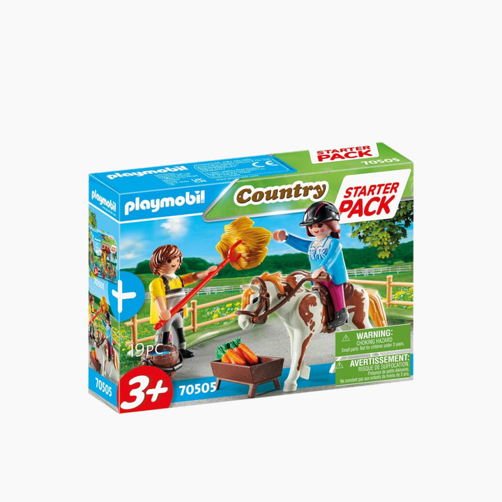 Playmobil Starter Pack Horseback Riding toy playset for imaginative play