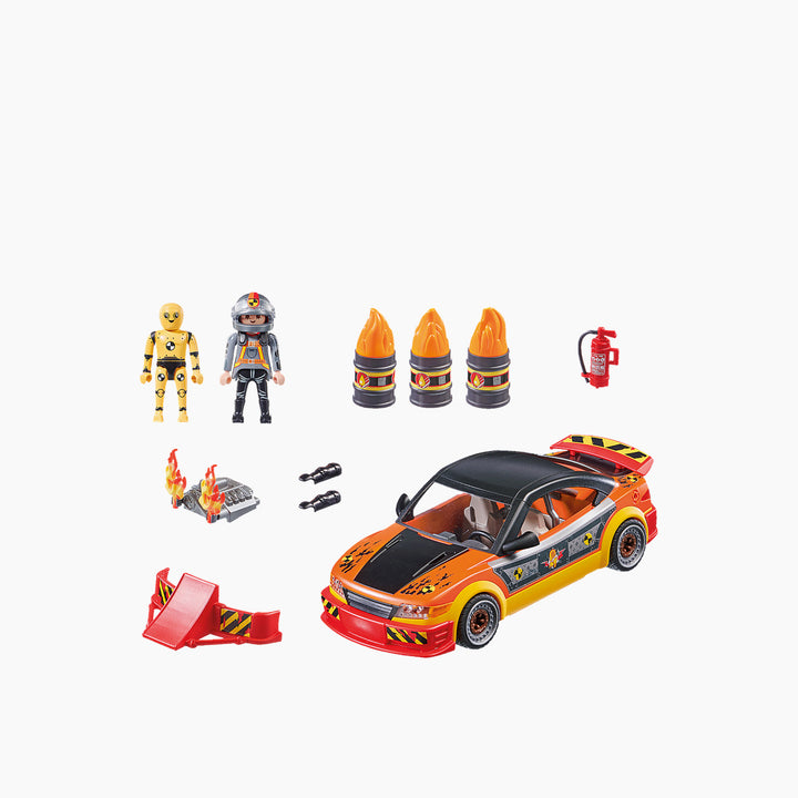 Playmobil Stunt Show Crash Car playset with driver and accessories