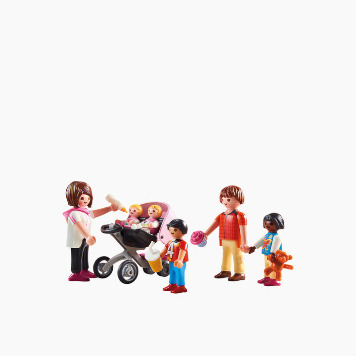 Playmobil Large County Fair toy playset with working carousel
