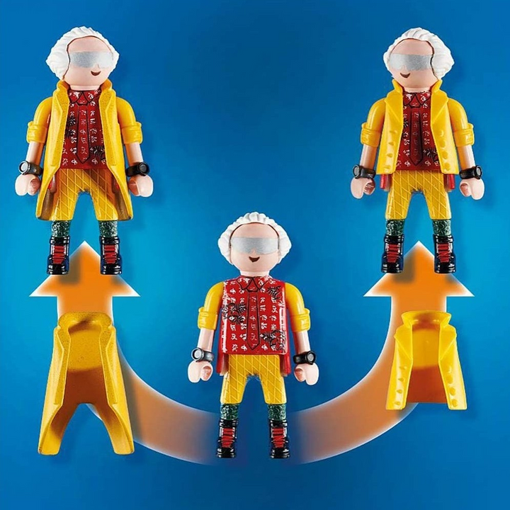 Playmobil Back to the Future Part II Hoverboard Chase toy playset with 80 pieces