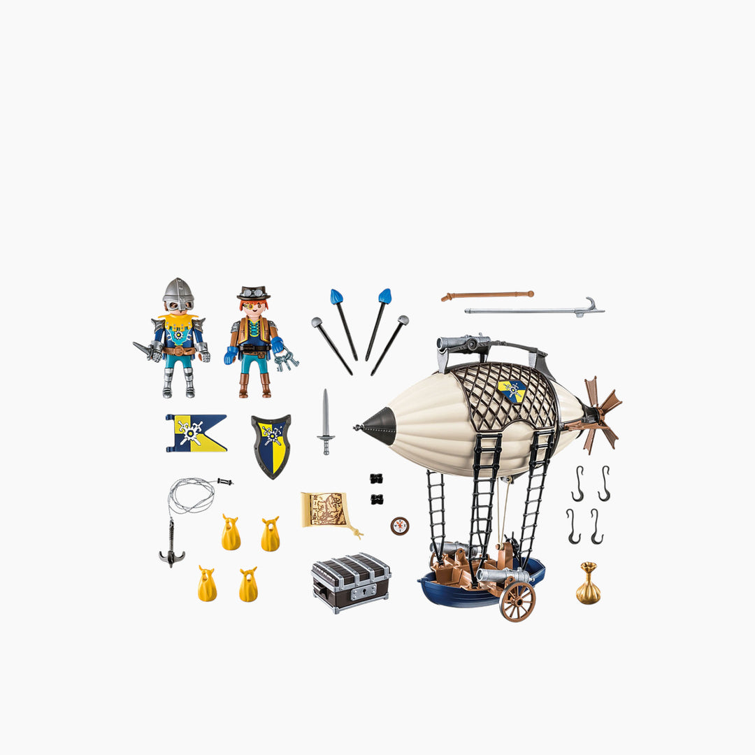 Playmobil Novelmore Knights Airship toy playset with 64 pieces