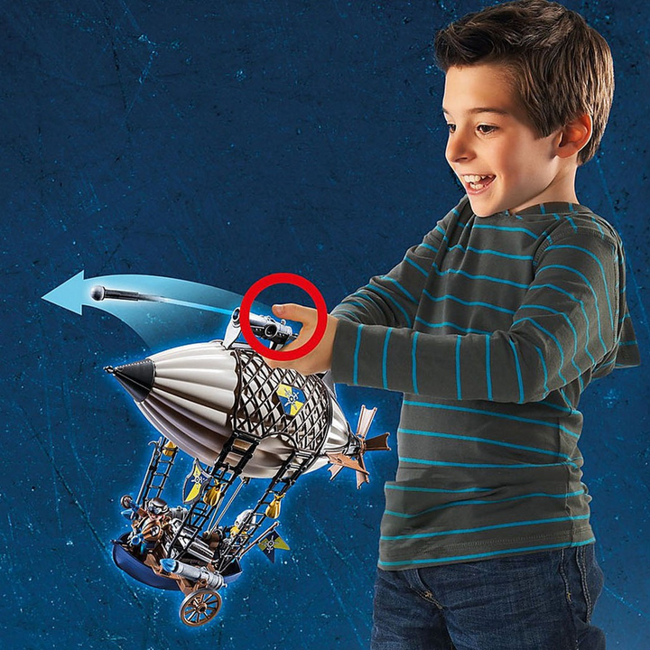 Playmobil Novelmore Knights Airship toy playset with 64 pieces