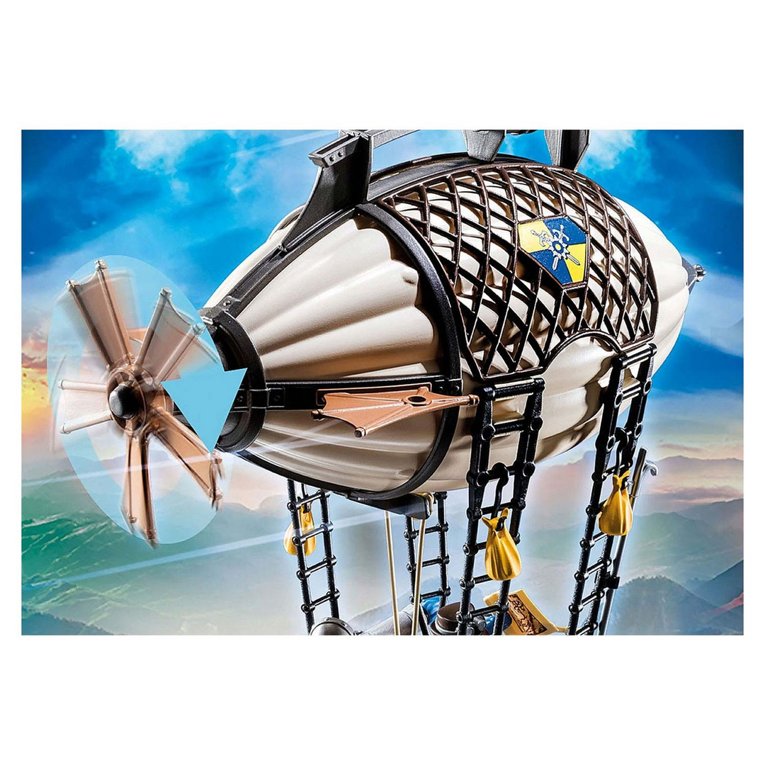Playmobil Novelmore Knights Airship toy playset with 64 pieces