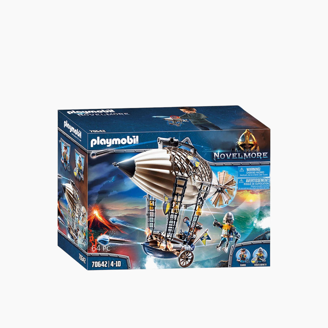 Playmobil Novelmore Knights Airship toy playset with 64 pieces