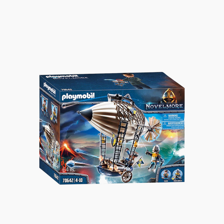 Playmobil Novelmore Knights Airship toy playset with 64 pieces