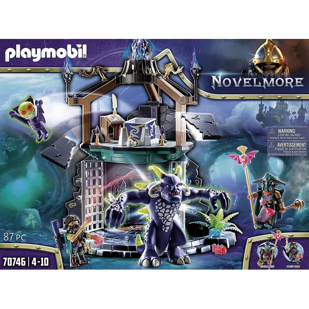 Playmobil Violet Vale-Demon Lair toy playset with two demons