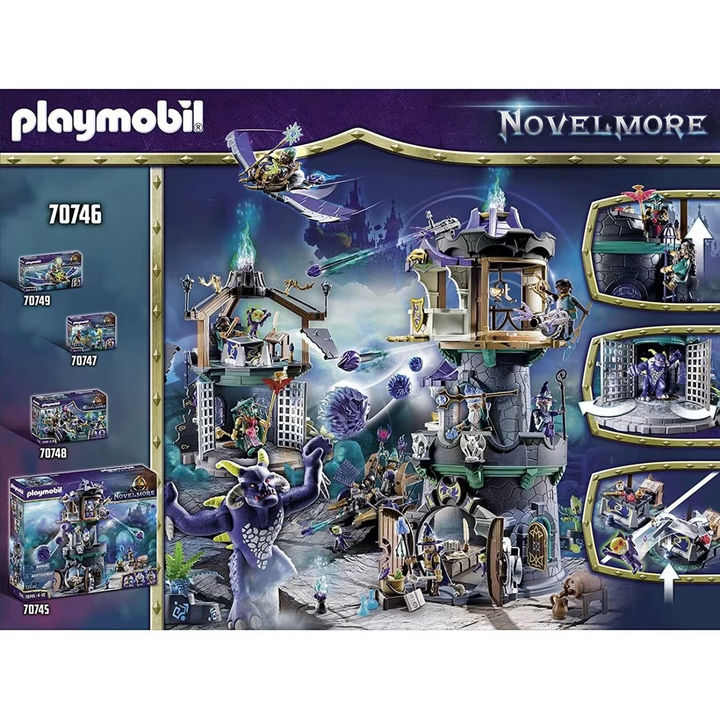 Playmobil Violet Vale-Demon Lair toy playset with two demons