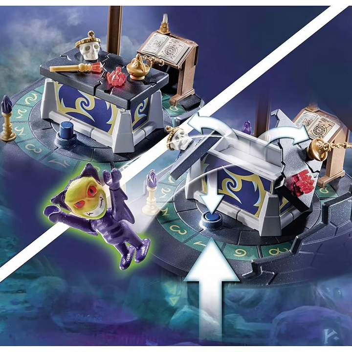 Playmobil Violet Vale-Demon Lair toy playset with two demons