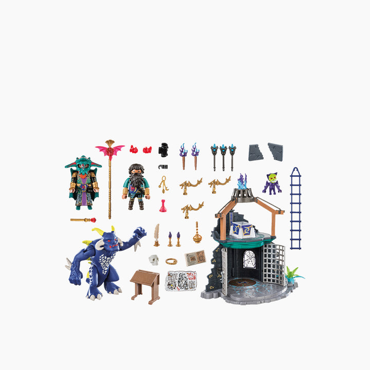 Playmobil Violet Vale-Demon Lair toy playset with two demons