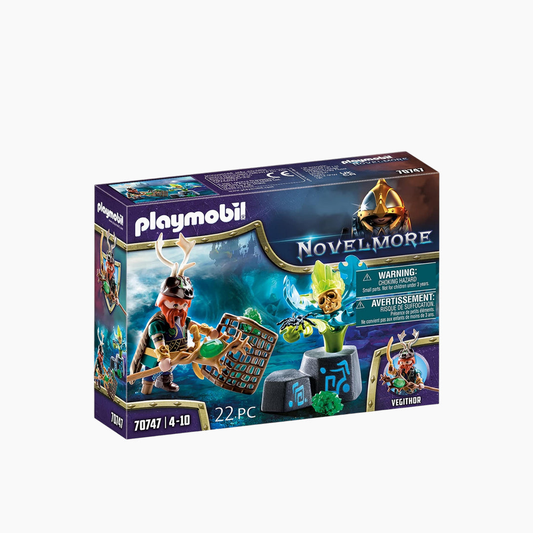 Playmobil Violet Vale-Plant Magician playset with jungle plant