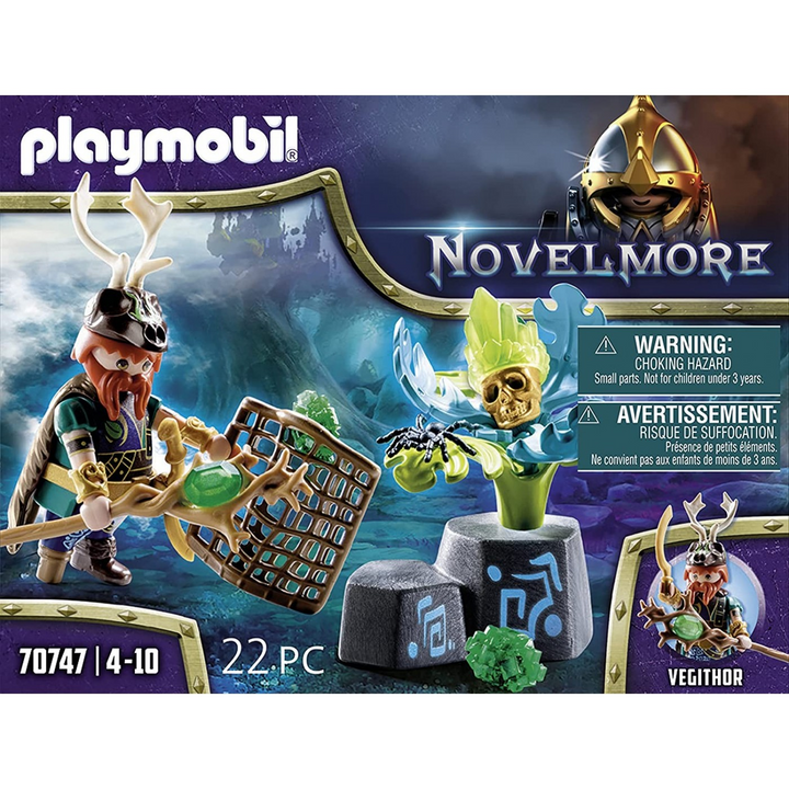 Playmobil Violet Vale-Plant Magician playset with jungle plant