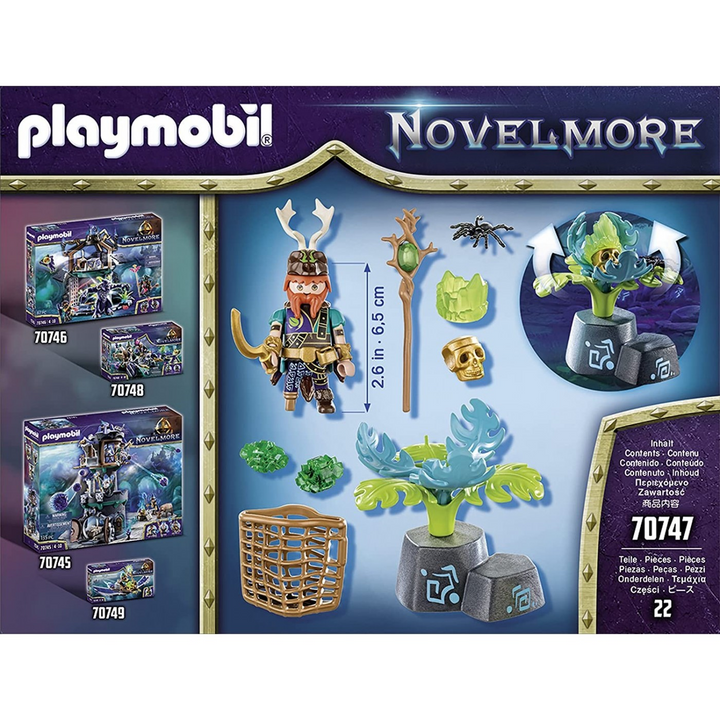 Playmobil Violet Vale-Plant Magician playset with jungle plant