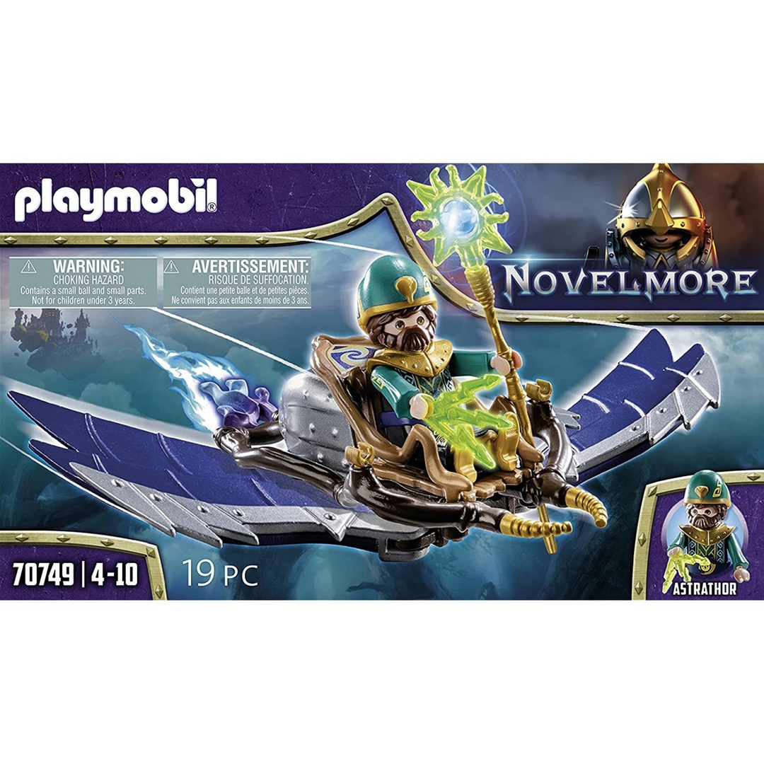 Playmobil Violet Vale-Air Magician action figure with glider and folding wings