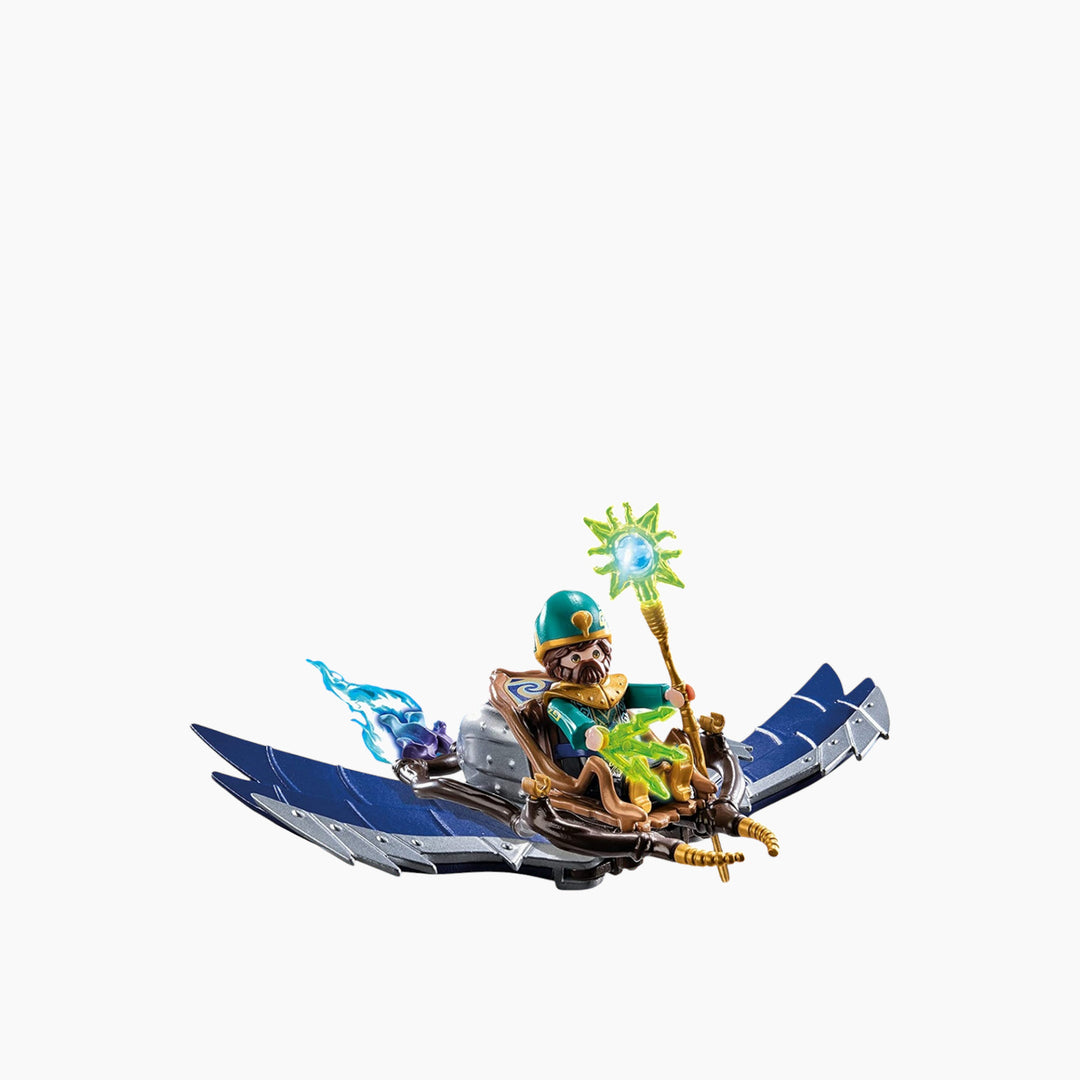 Playmobil Violet Vale-Air Magician action figure with glider and folding wings