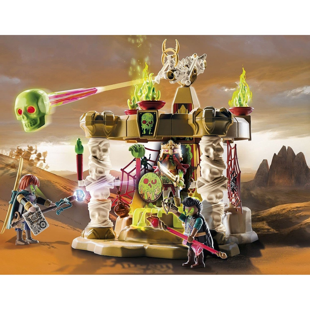 Playmobil Skeleton Army Temple playset with 73 pieces
