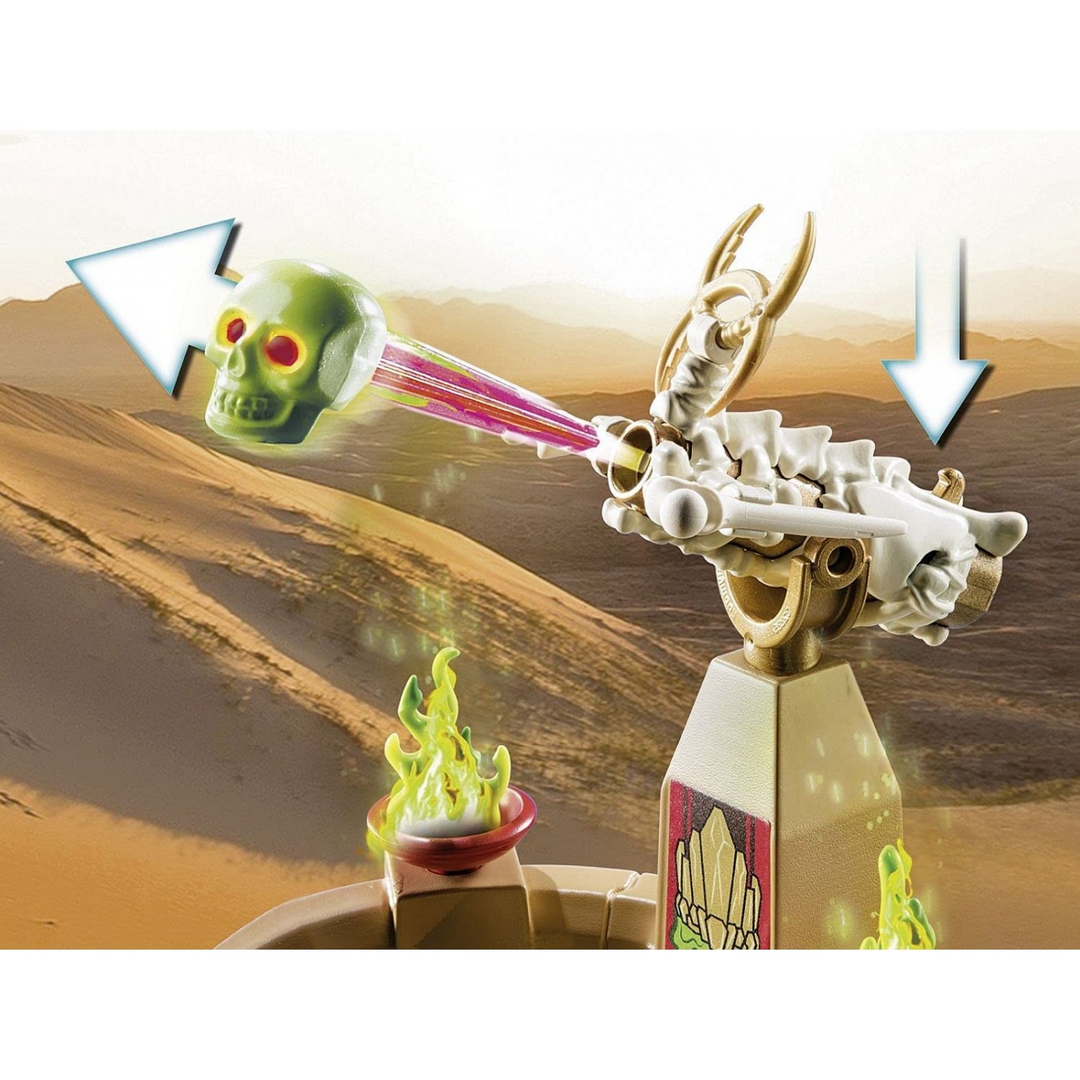 Playmobil Skeleton Army Temple playset with 73 pieces