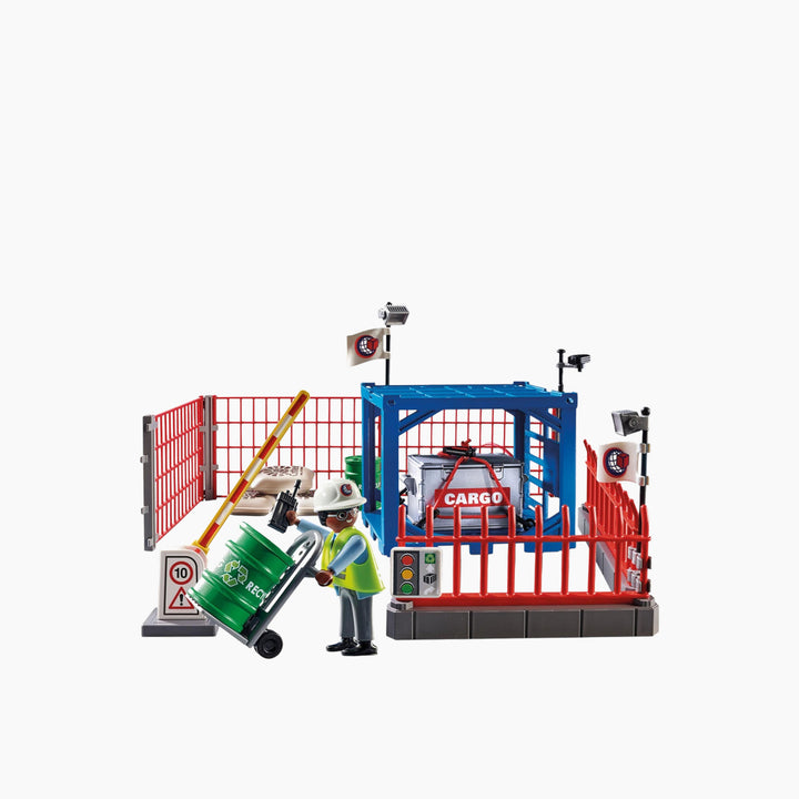 Playmobil Freight Storage Playset with 65 pieces