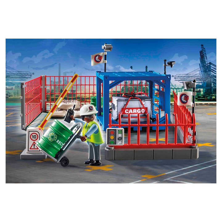 Playmobil Freight Storage Playset with 65 pieces