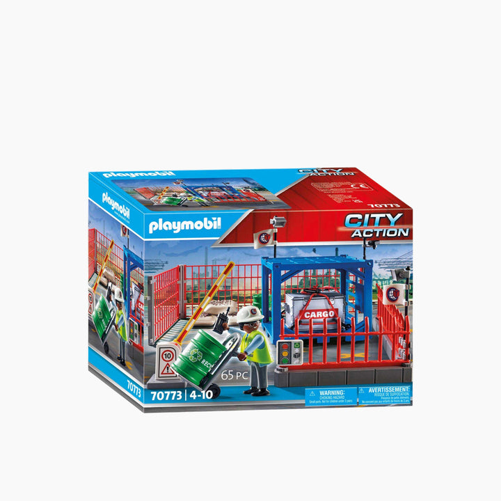 Playmobil Freight Storage Playset with 65 pieces