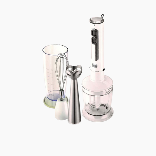 Black + Decker 400W Stick Blender w Chopper and Whisk