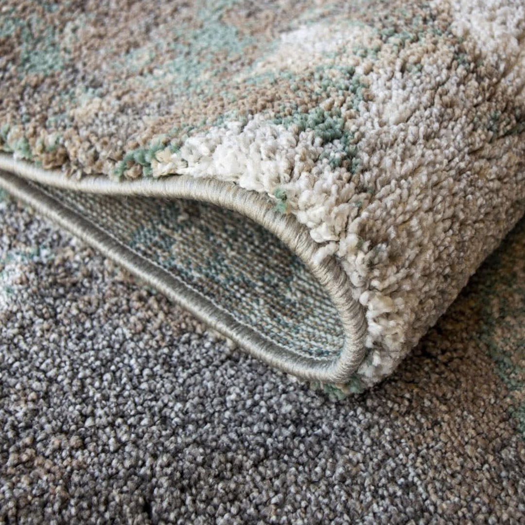 Marble Effect Abstract Rug