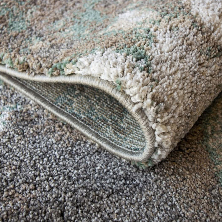 Marble Effect Abstract Rug