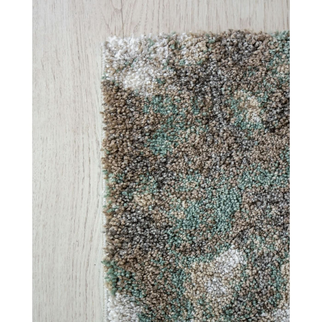 Spazio Home Marble Effect Abstract Rug - HUNA
