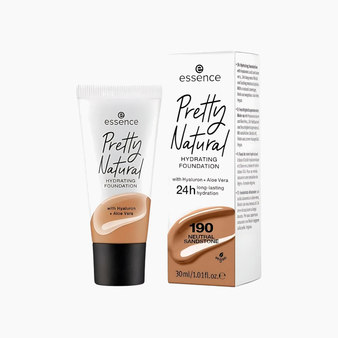 Essence Pretty Natural Hydrating Foundation 190 Neutral Sandstone