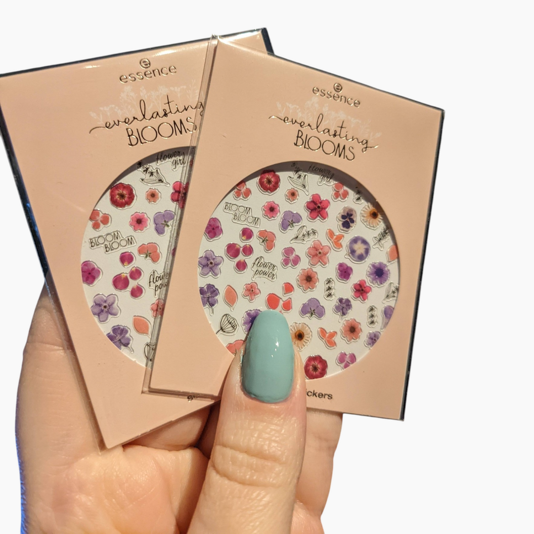 Essence Everlasting Blooms Nail Stickers With Fragrance 1 sheet