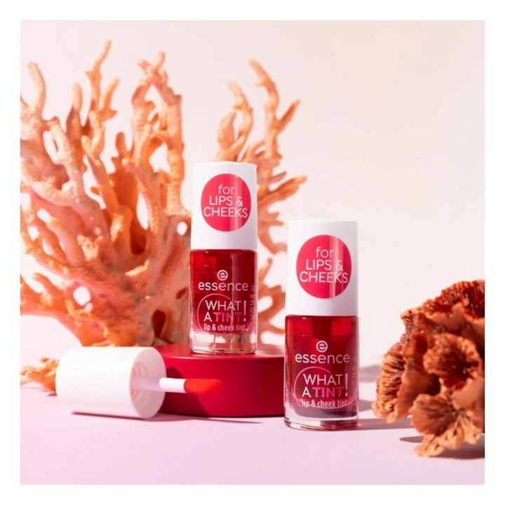 Essence What A Tint! ملوّن الشفاه والخدود 01 قبلة من وردة