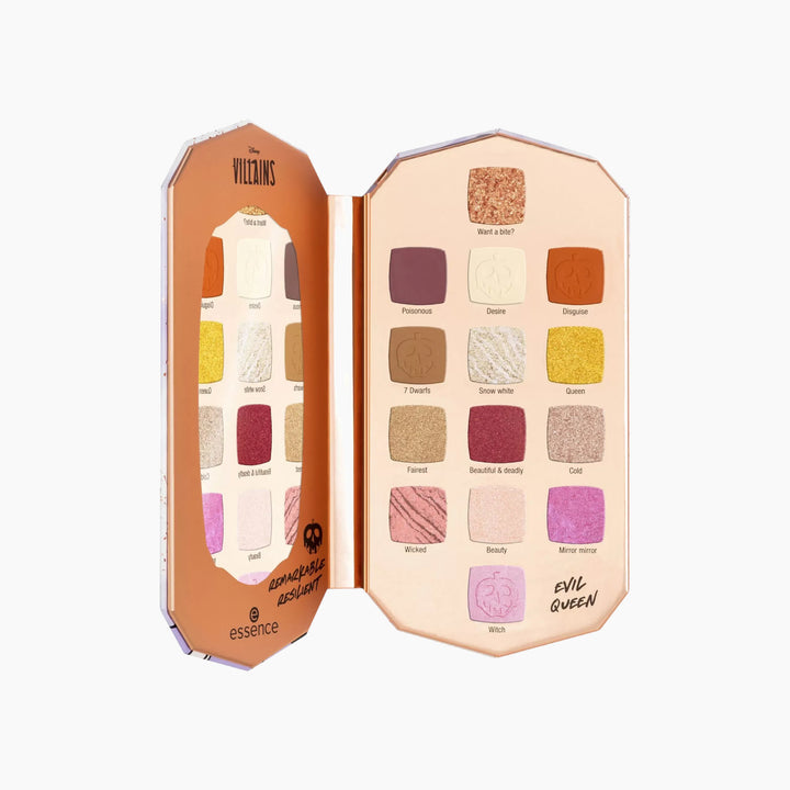 Essence Disney Villains Evil Queen eyeshadow palette with vanilla fragrance