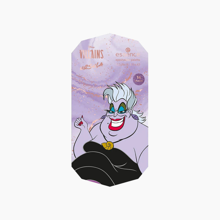 Essence Disney Villains eyeshadow palette with 14 pigmented shades
