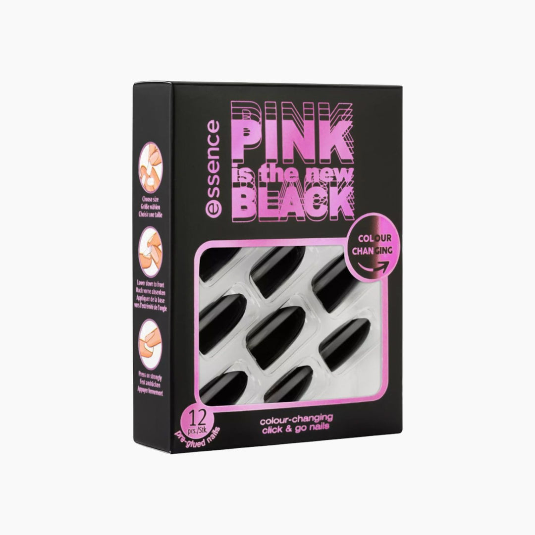 Essence Pink Is The New Black Colour-Changing Click &amp; Go Nails 01